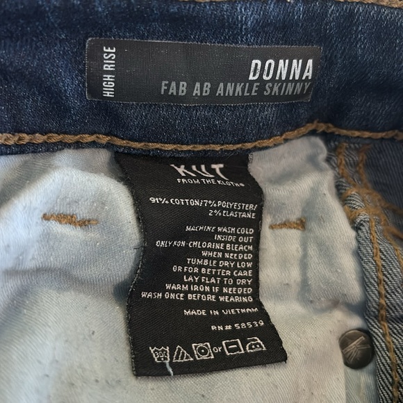Kut from the Kloth jeans - Donna Fab Ab Ankle Skinny size 8 - Picture 8 of 8